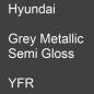 Preview: Hyundai, Grey Metallic Semi Gloss, YFR.